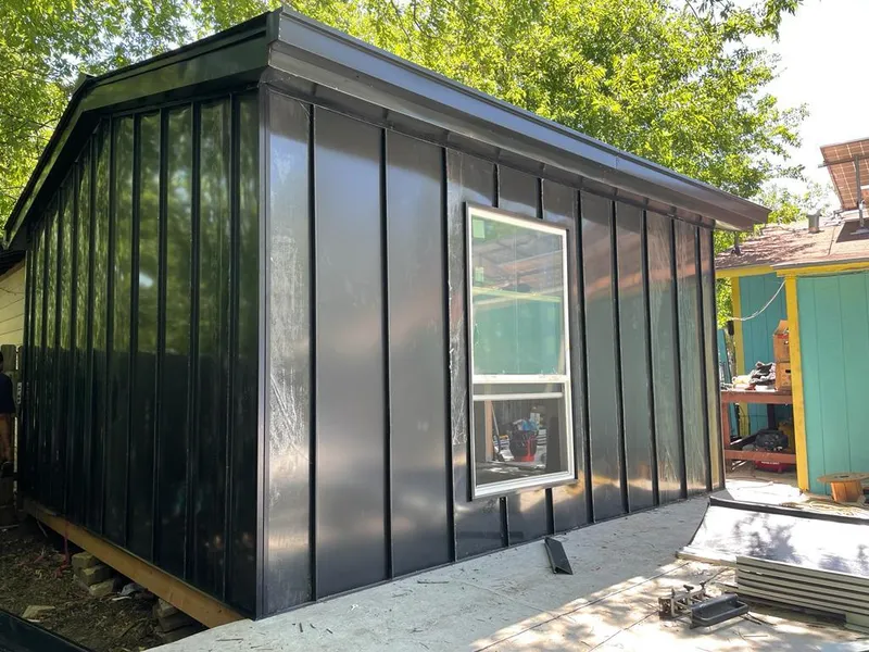 Black standing seam metal wall panels for Roof Inspection in Birdsboro